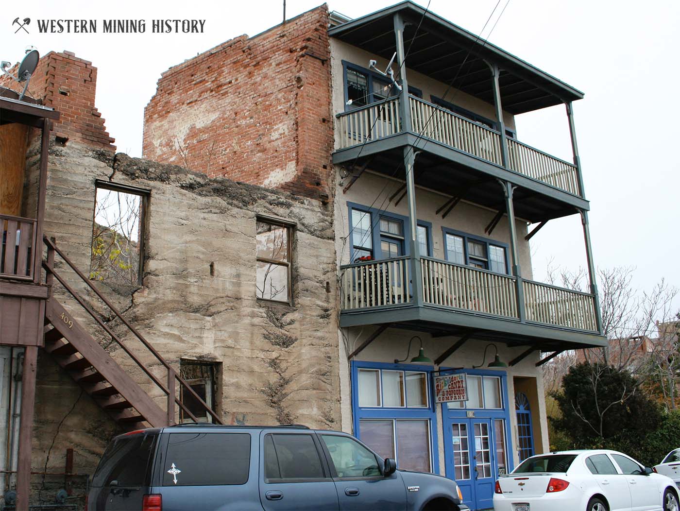 Typical state of buildings in Jerome today