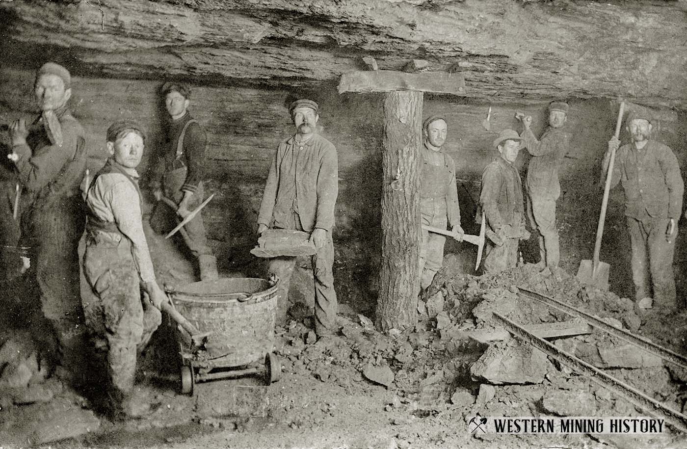Miners in the Kennedy Mine - Jackson, California