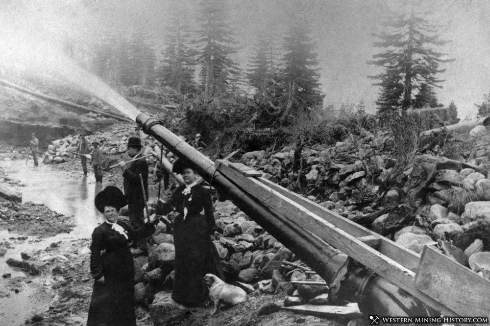 Gold Panning  Plumas County California