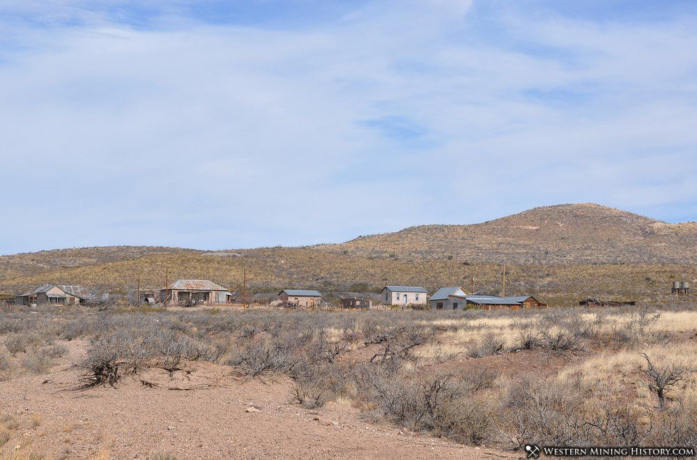 View of Lake Valey, New Mexico in 2008