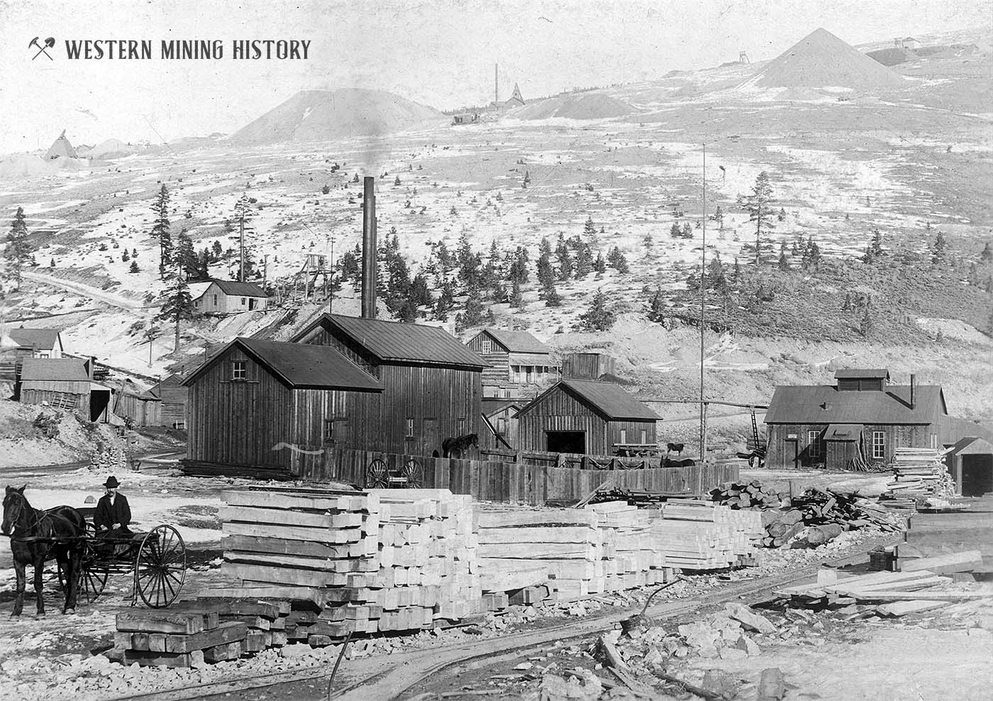 Leadville area mine late 1800s