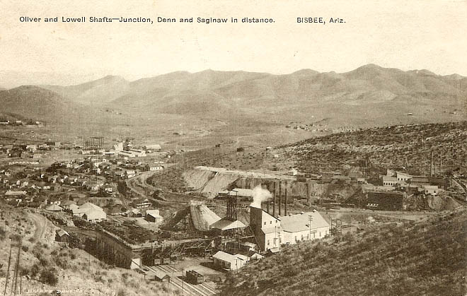 Lowell Mine, Bisbee Arizona circa 1910