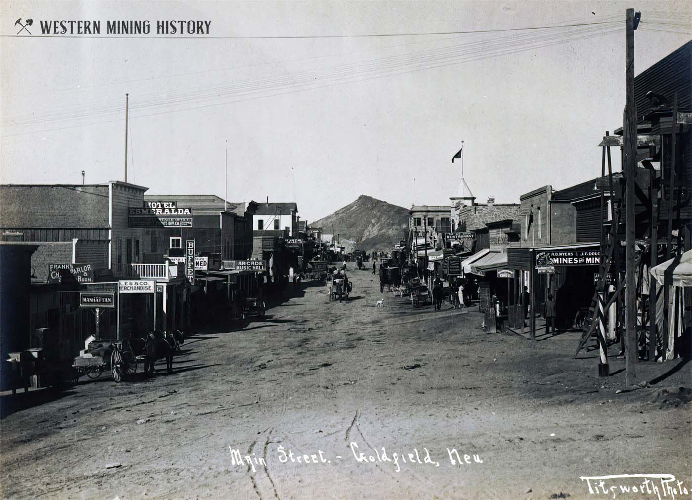 Main Street Goldfield, Nevada ca. 1905