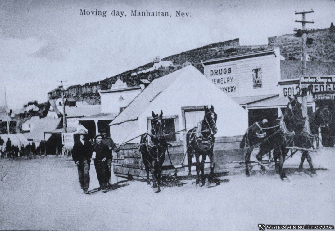 Moving day at Manhattan, Nevada ca. 1906