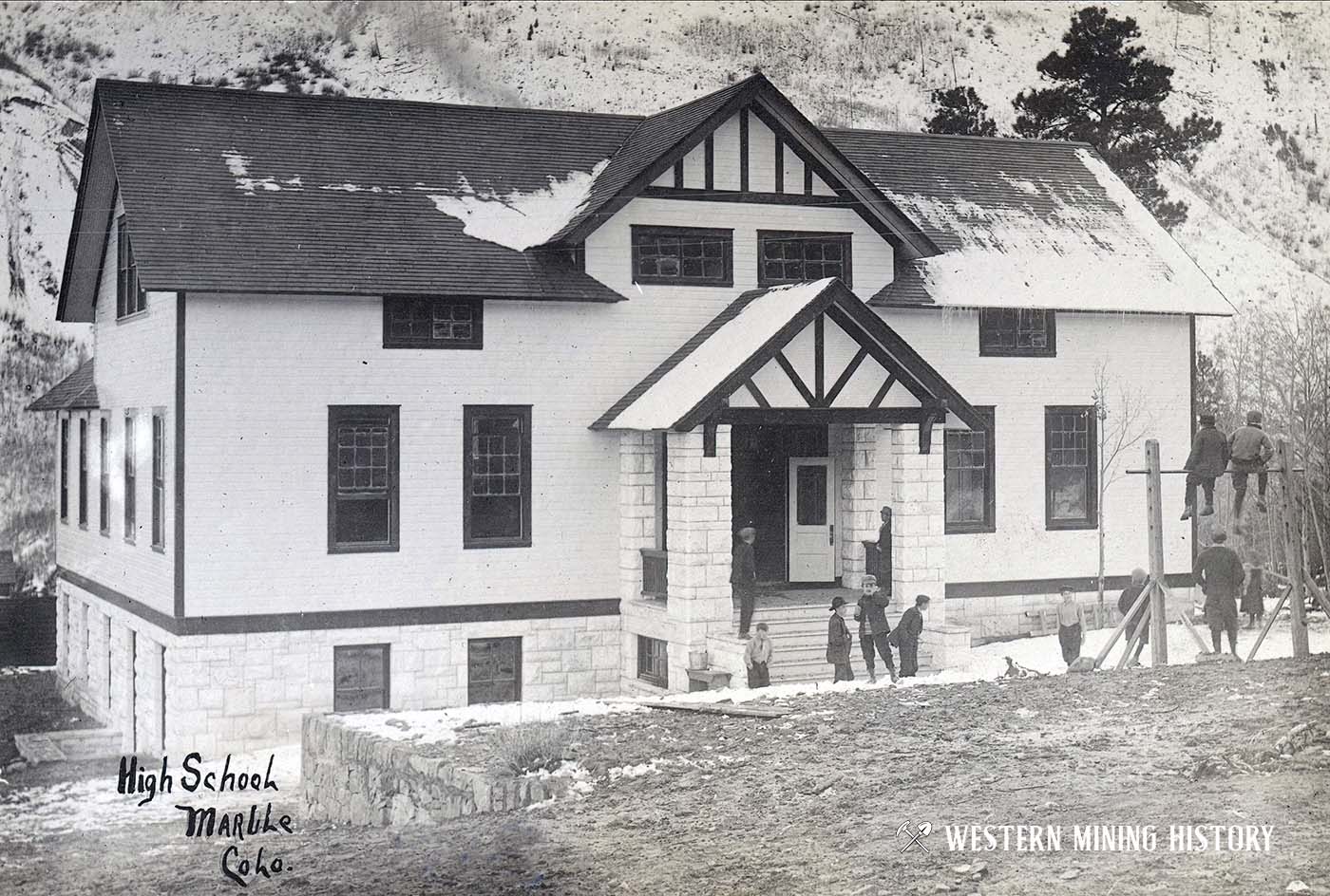 Marble Colorado High School 1912