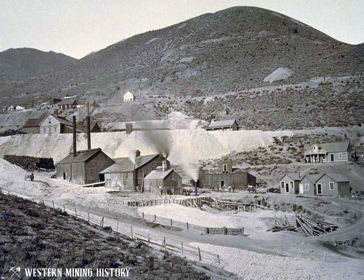 Mariposa Mill at Virginia City, Nevada ca. 1876