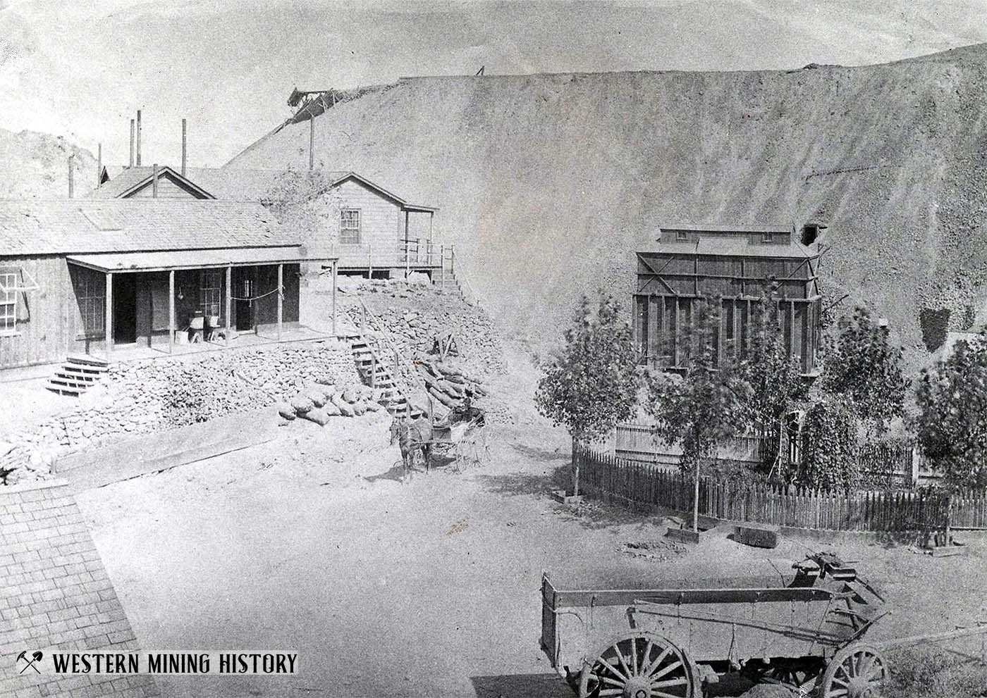 Mount Diablo mine superintendents house and assay office 1889