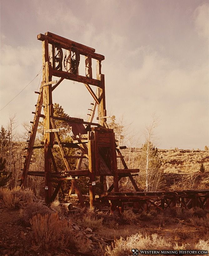 Hoist at Miner's Delight in 1974