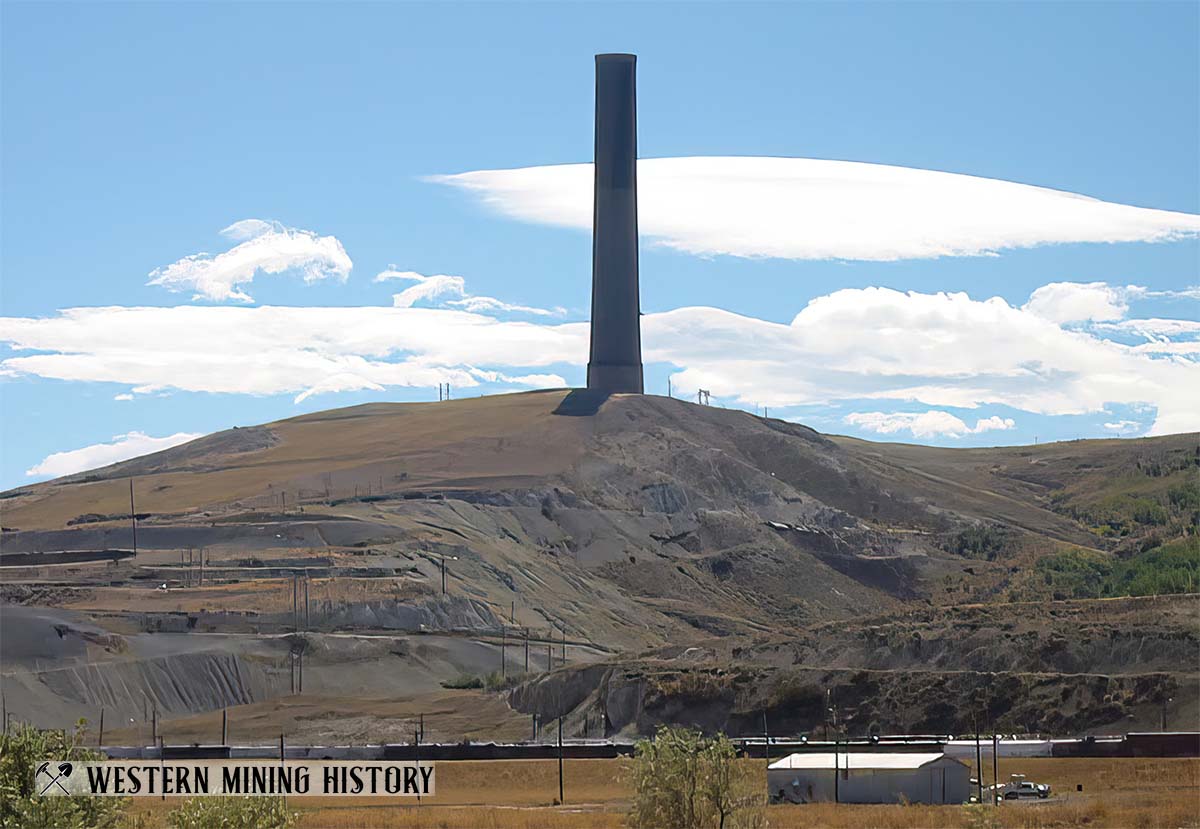 Washoe smelter smokestack at Anaconda Montana