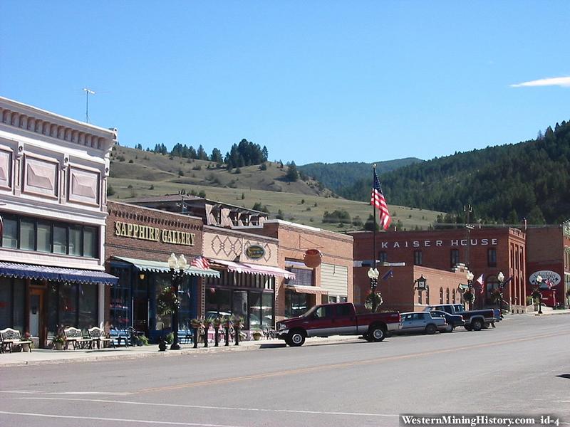 Historic buildings at Philipsburg Montana