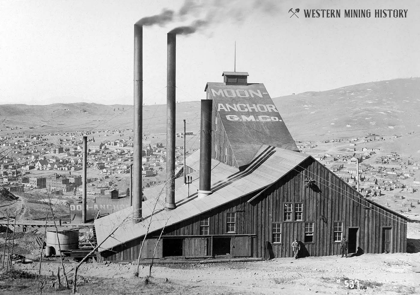 Moon Anchor Mine at Cripple Creek, Colorado ca. 1898