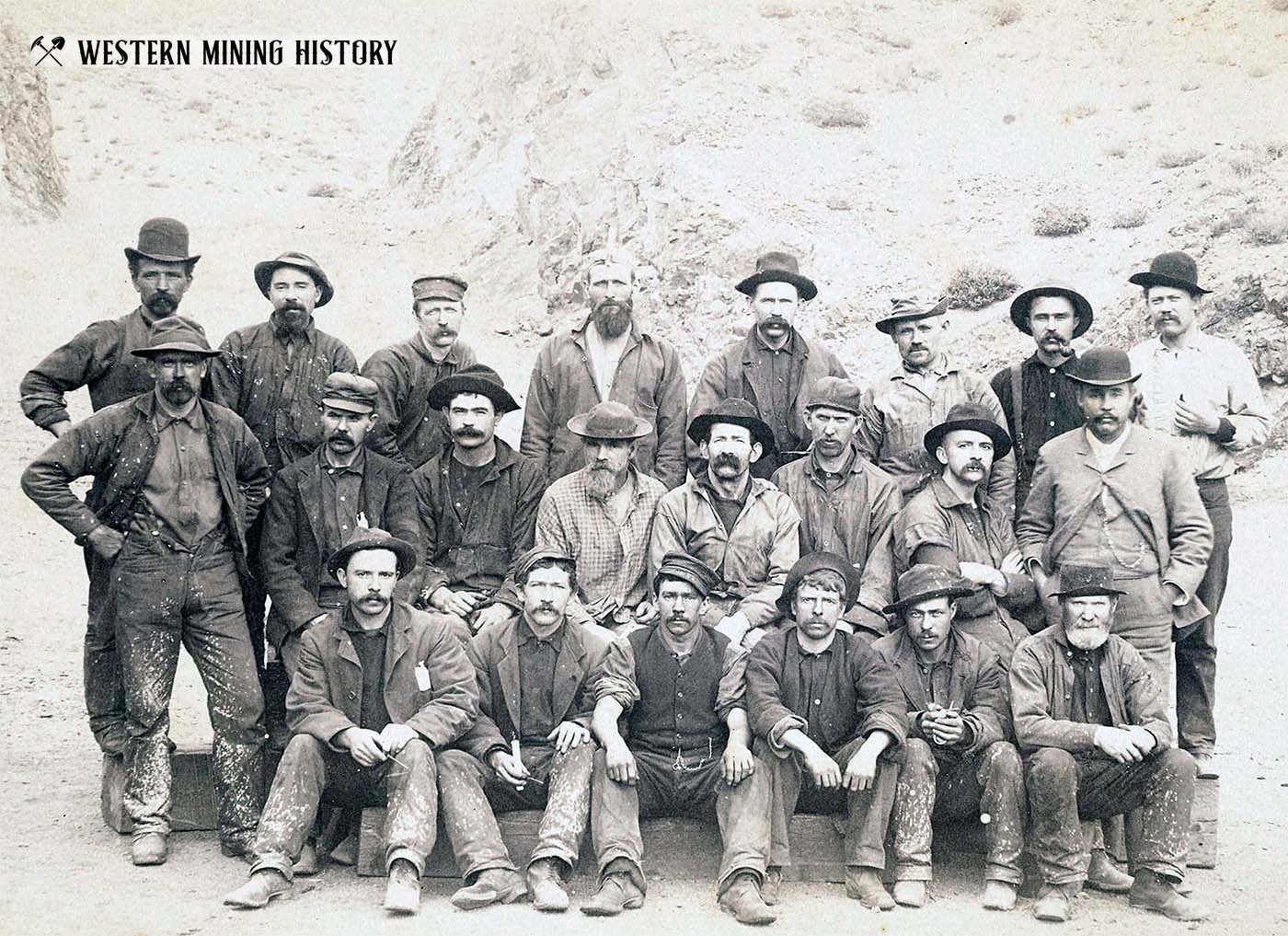 Employees of the Mount Diablo mining co. ca. 1880s