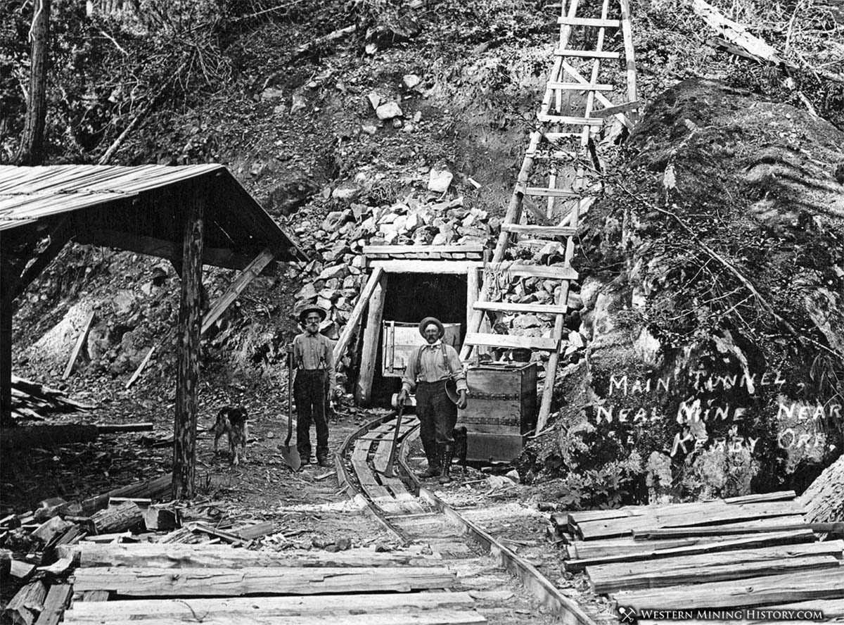 Neal Mine near Kerby, Oregon 1913
