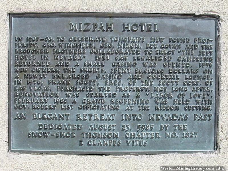 Tonopah, Nevada - Mizpah Hotel