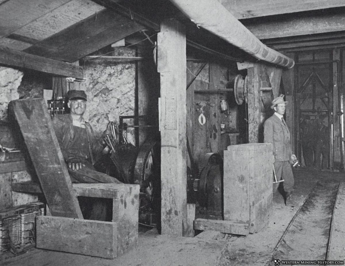 Interior view of the Nevada Wonder Mine