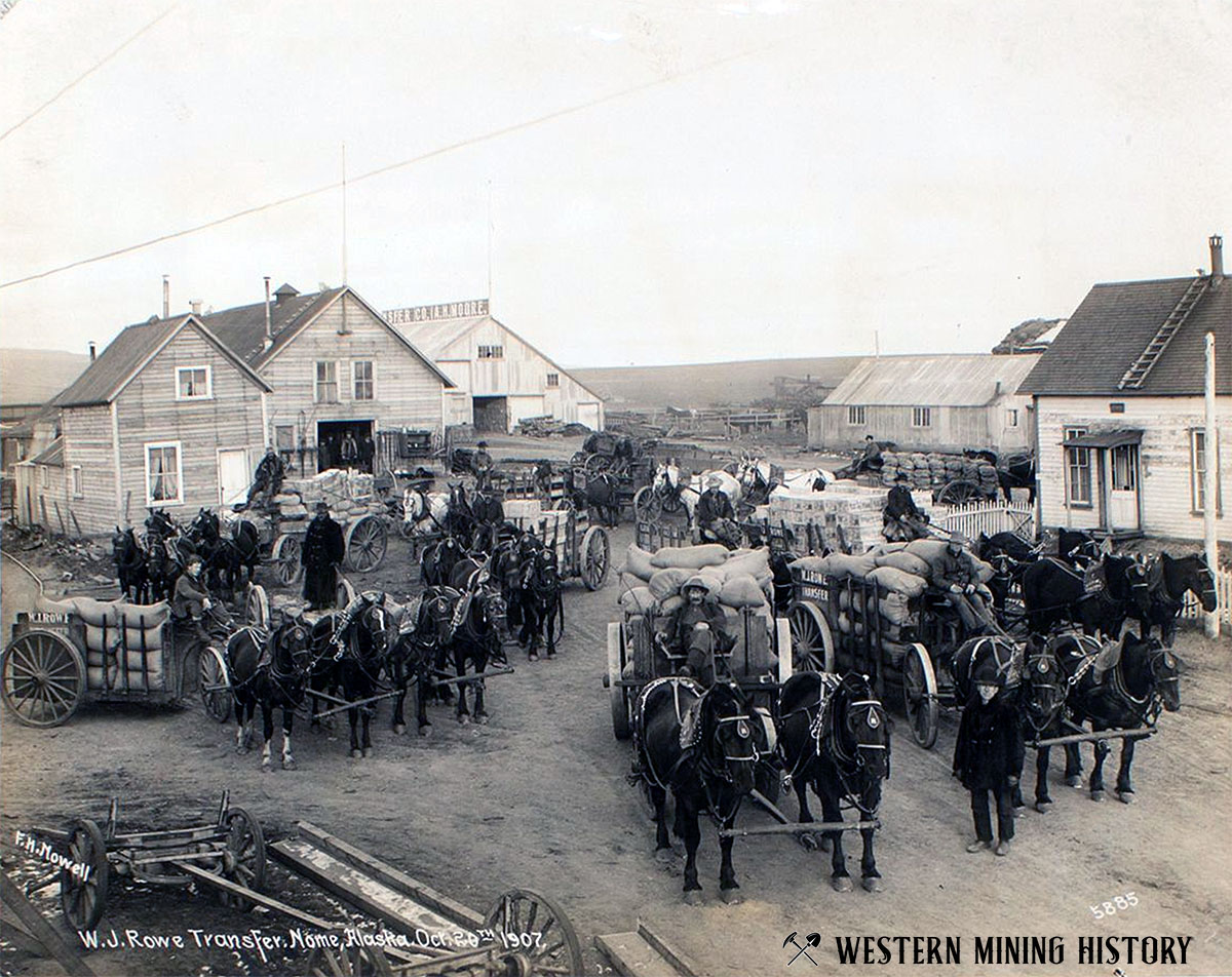 W.J. Rowe Transfer - Nome, Alaska October 20th 1907