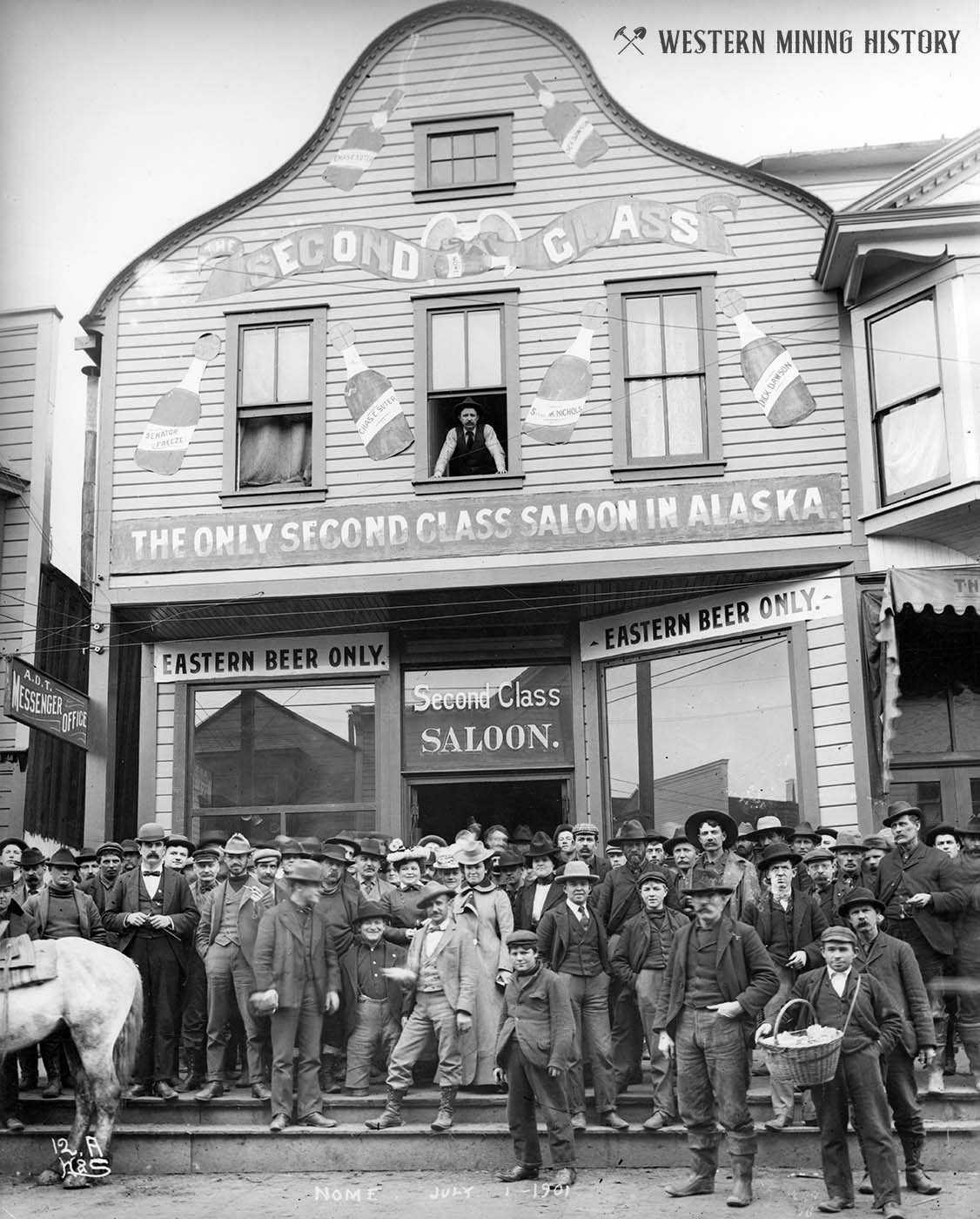 Second Class Saloon at Nome, Alaska July 1, 1901