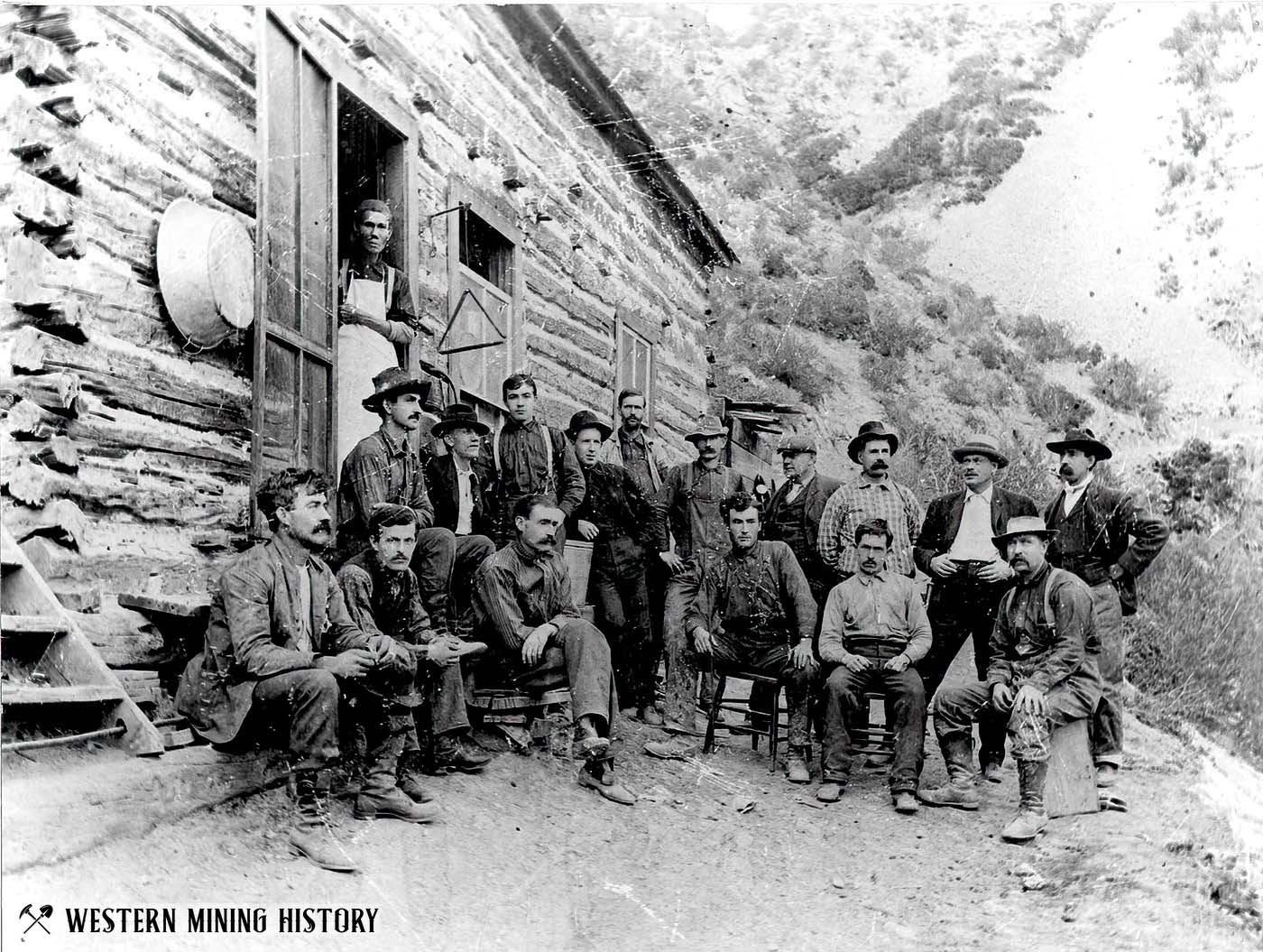 Boarding house at Buckhorn Mine - Ophir, Utah 1903