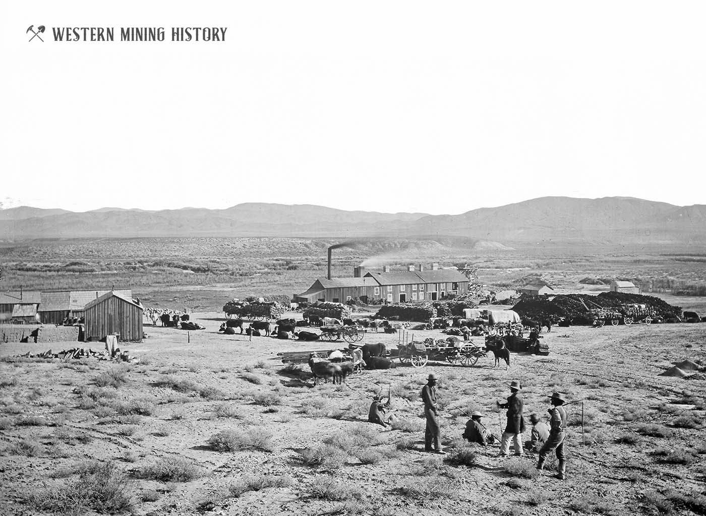 Montezuma Smelting Works - Oreana, Nevada 1867