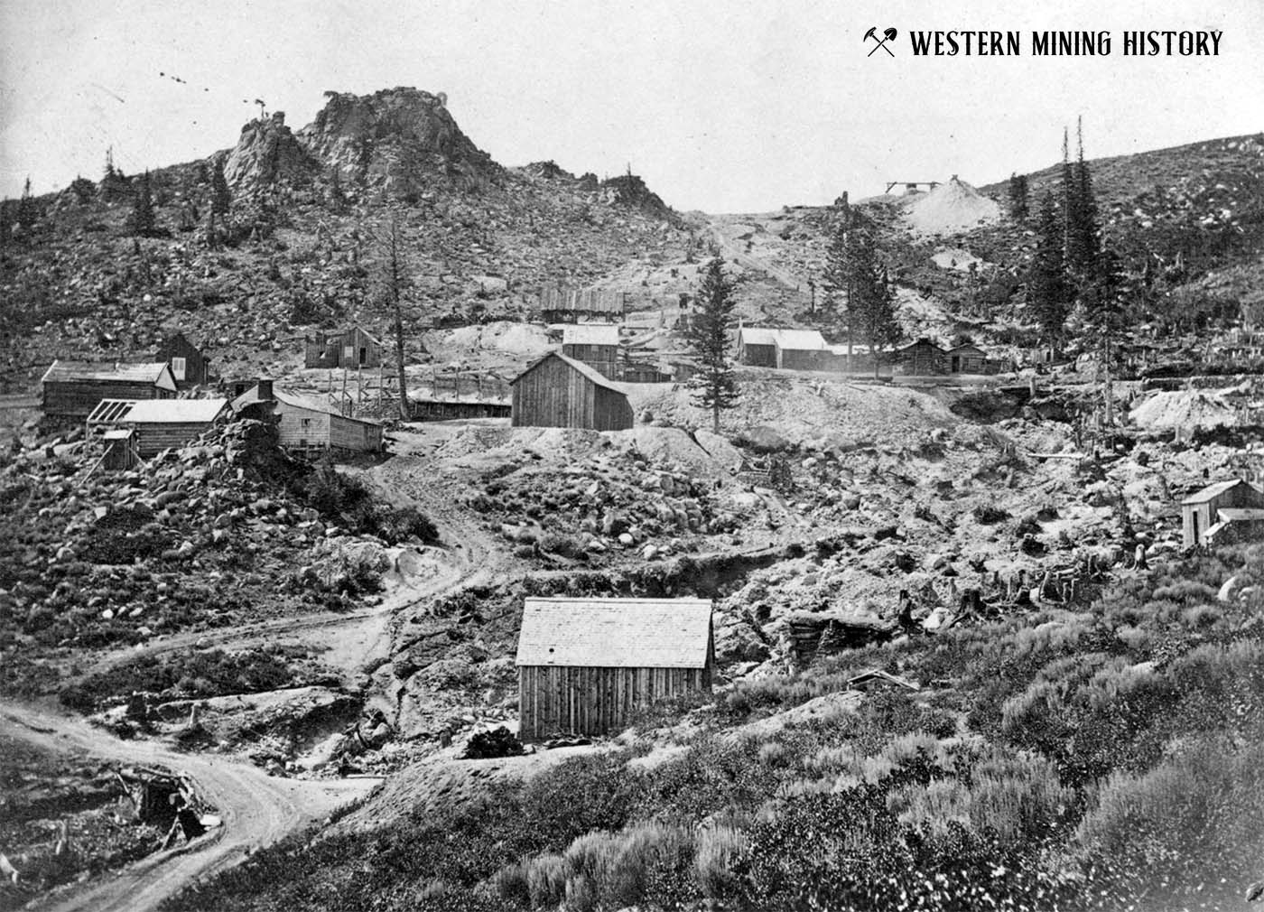 Oro Fino Mine near Silver City, Idaho 1866
