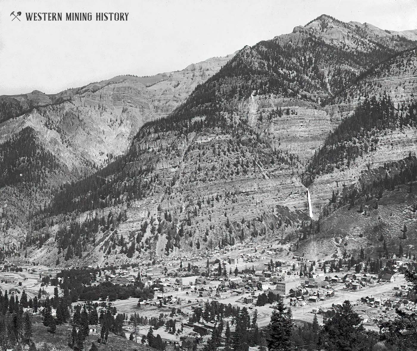 View of Ouray, Colorado ca. 1890s
