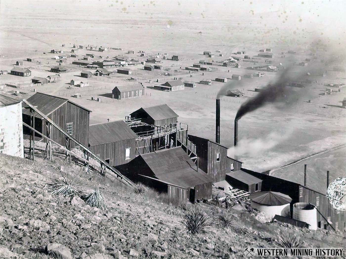 Pearce, Arizona from the Commonwealth Mine ca. 1897