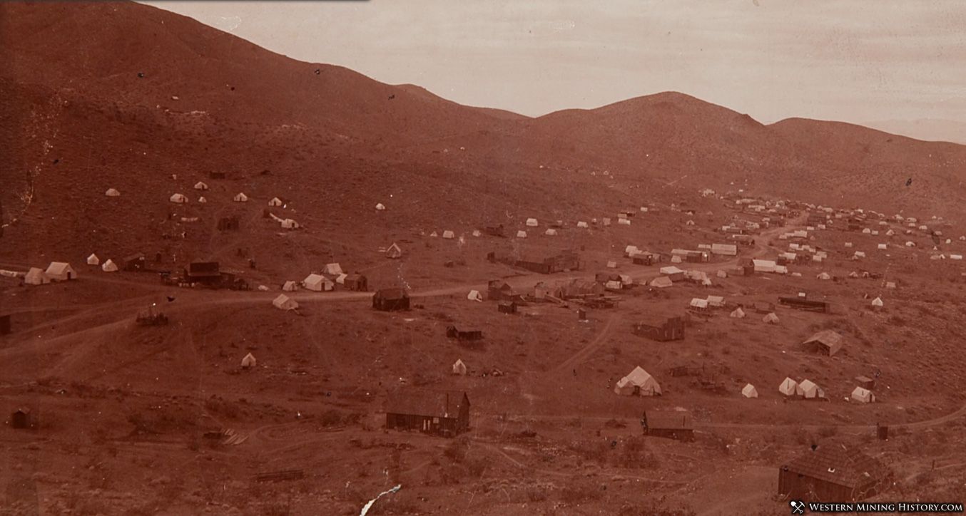 View of the tent camp at Randsburg 1896