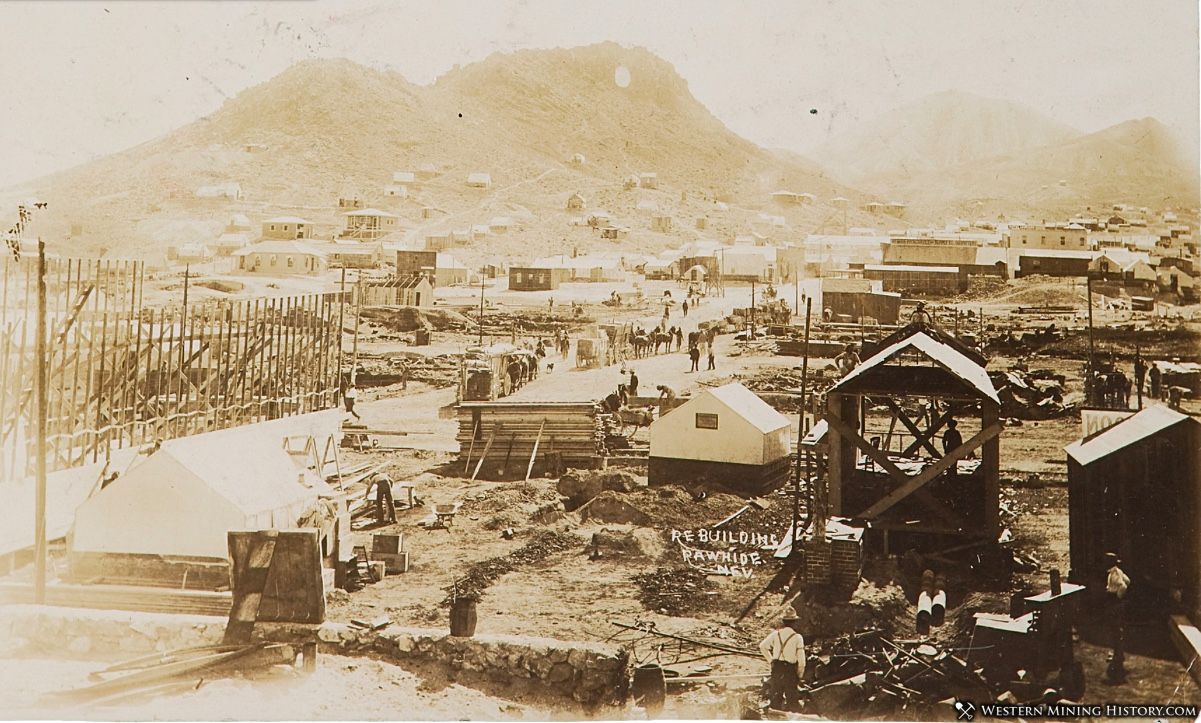 Rebuilding Rawhide after 1908 Fire