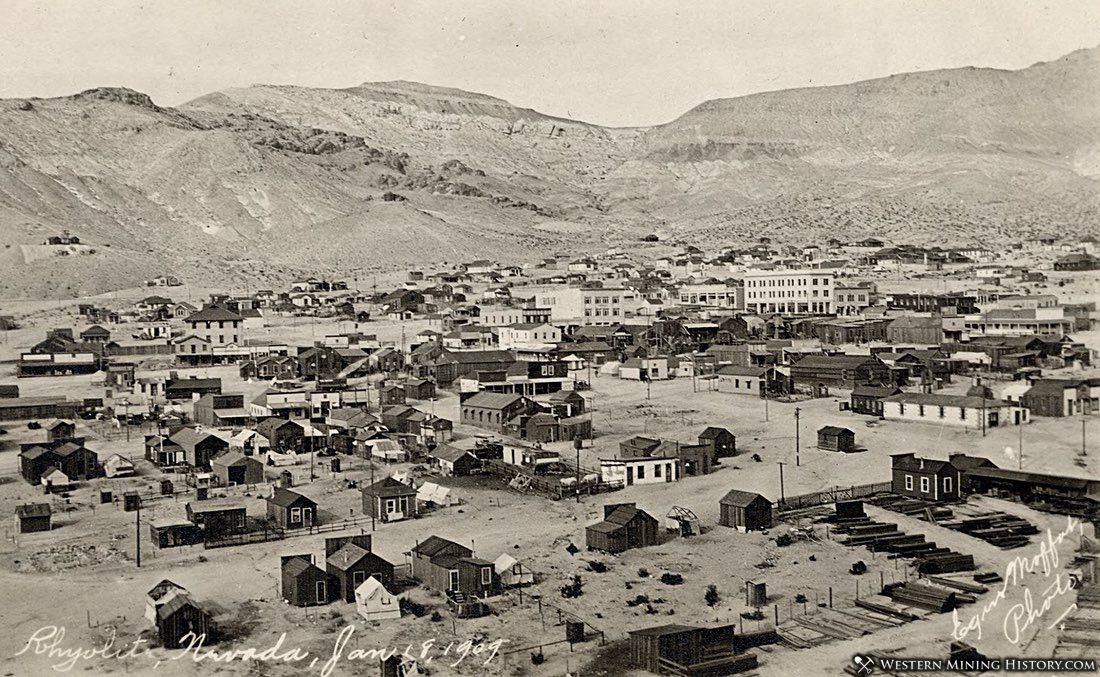 Rhyolite, Nevada in 1909