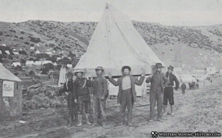 Moving day at Rochester, Nevada ca. 1913