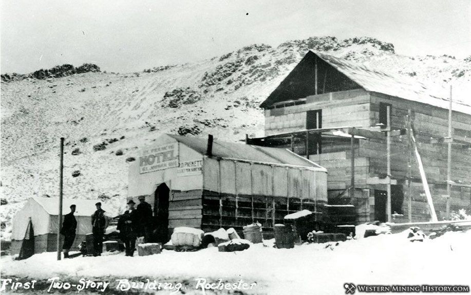 First two-story building at Rochester 1913