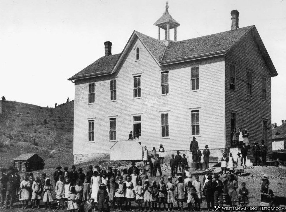 Historic school house at Rosita, Colorado