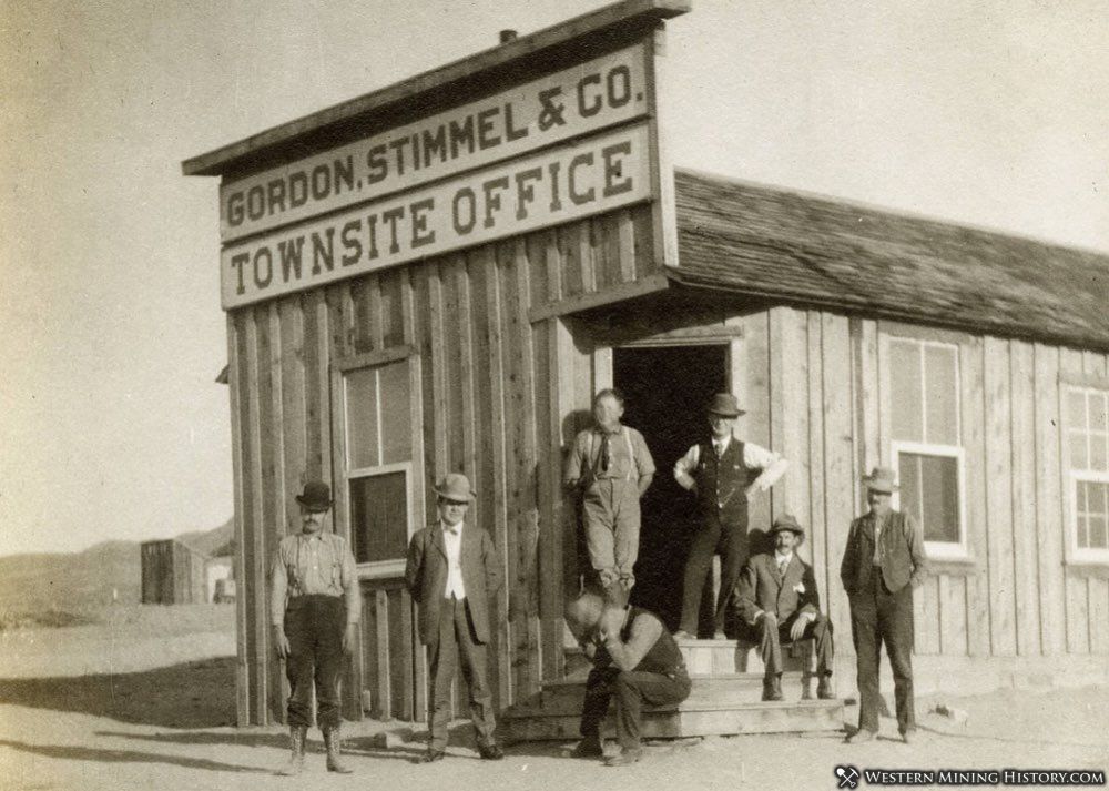 Round Mountain Townsite Office ca. 1906