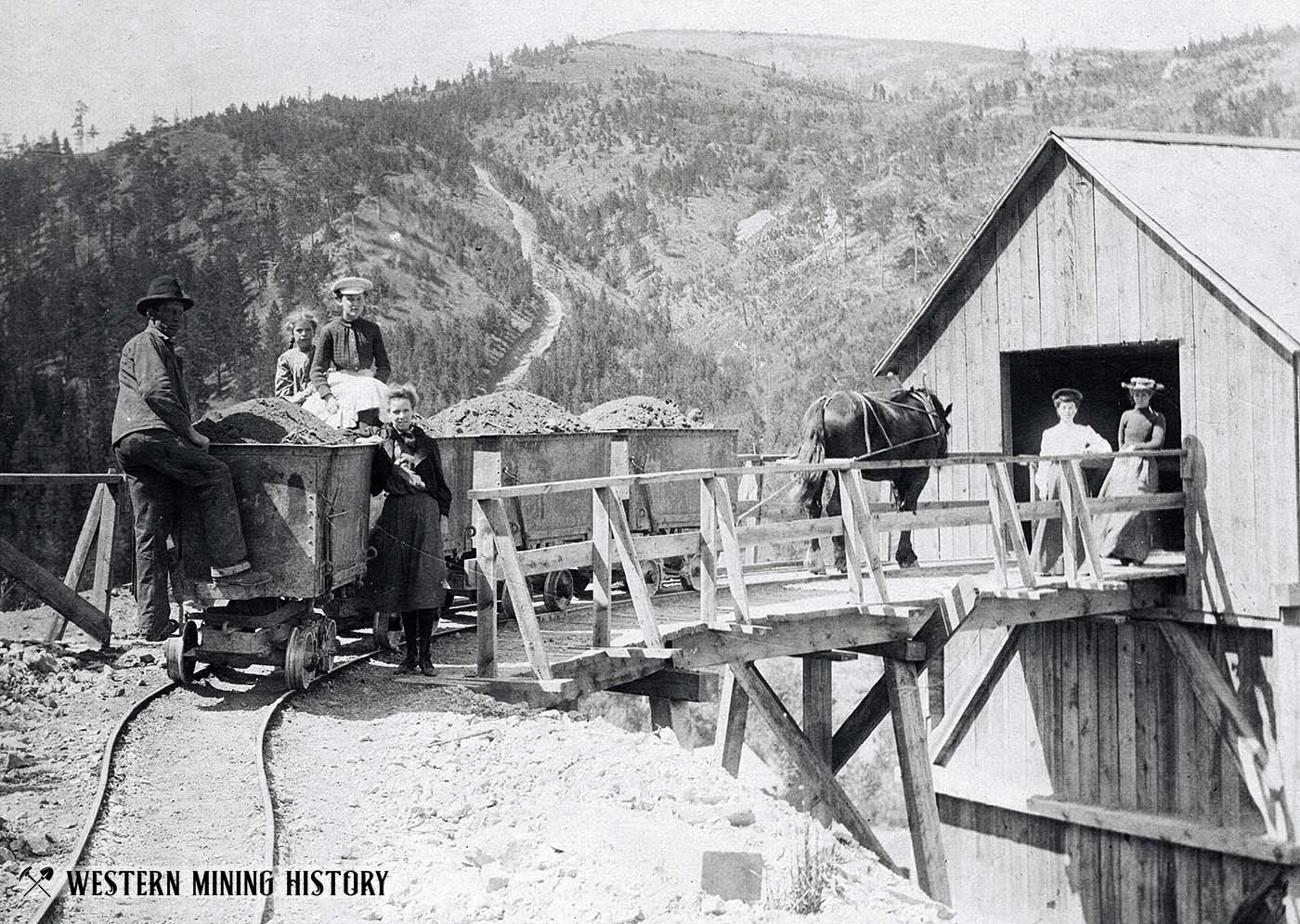 Ruby Gulch Mine near Zortman, Montana ca. 1910