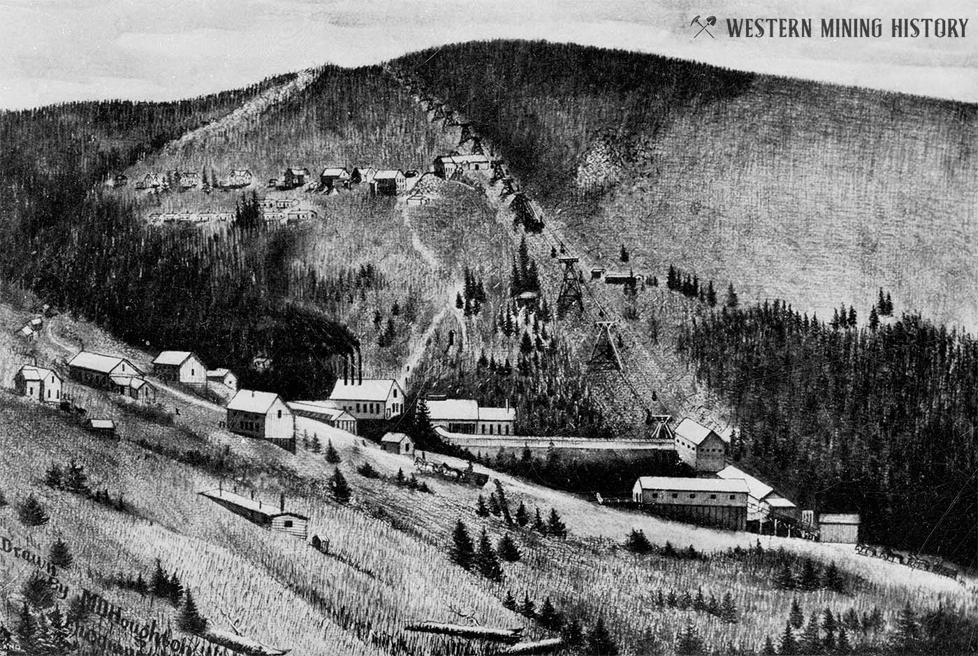 Ferris-Haggarty mine illustration 1903