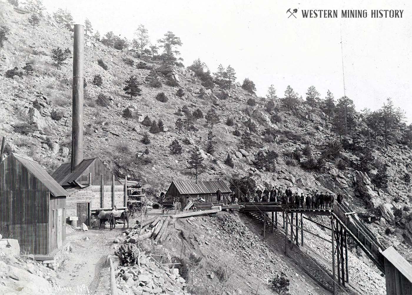 Belle Mine near Salina, Colorado ca. 1905