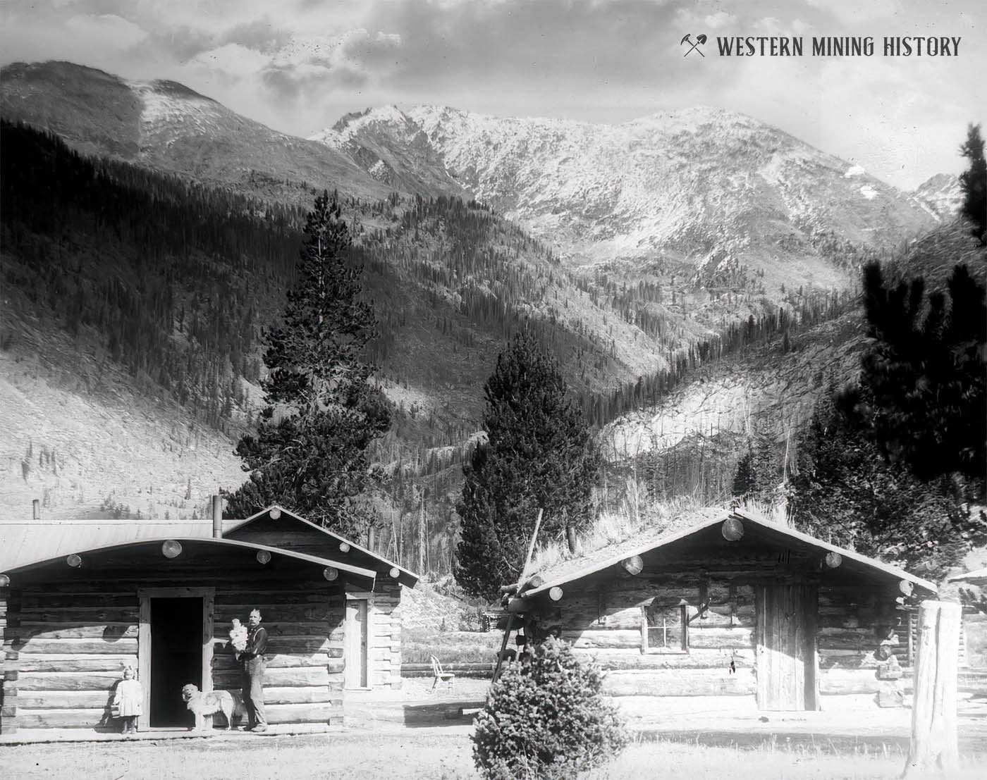 Cabins at Sherman, Colorado ca. 1890s