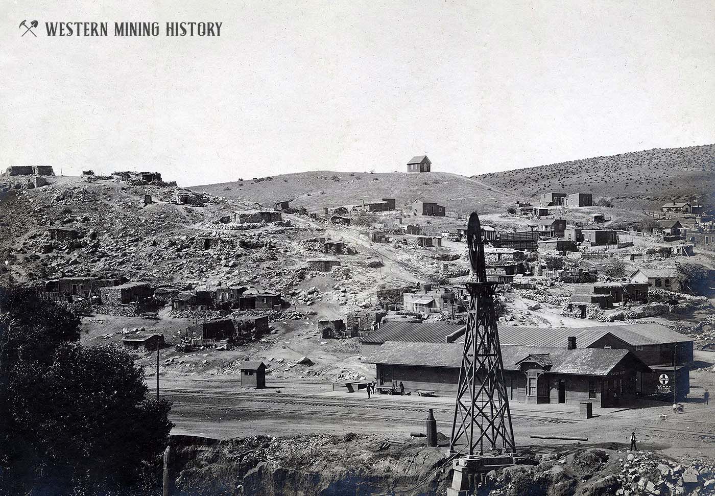 Chihuahua Hill - Silver City, New Mexico ca. 1890