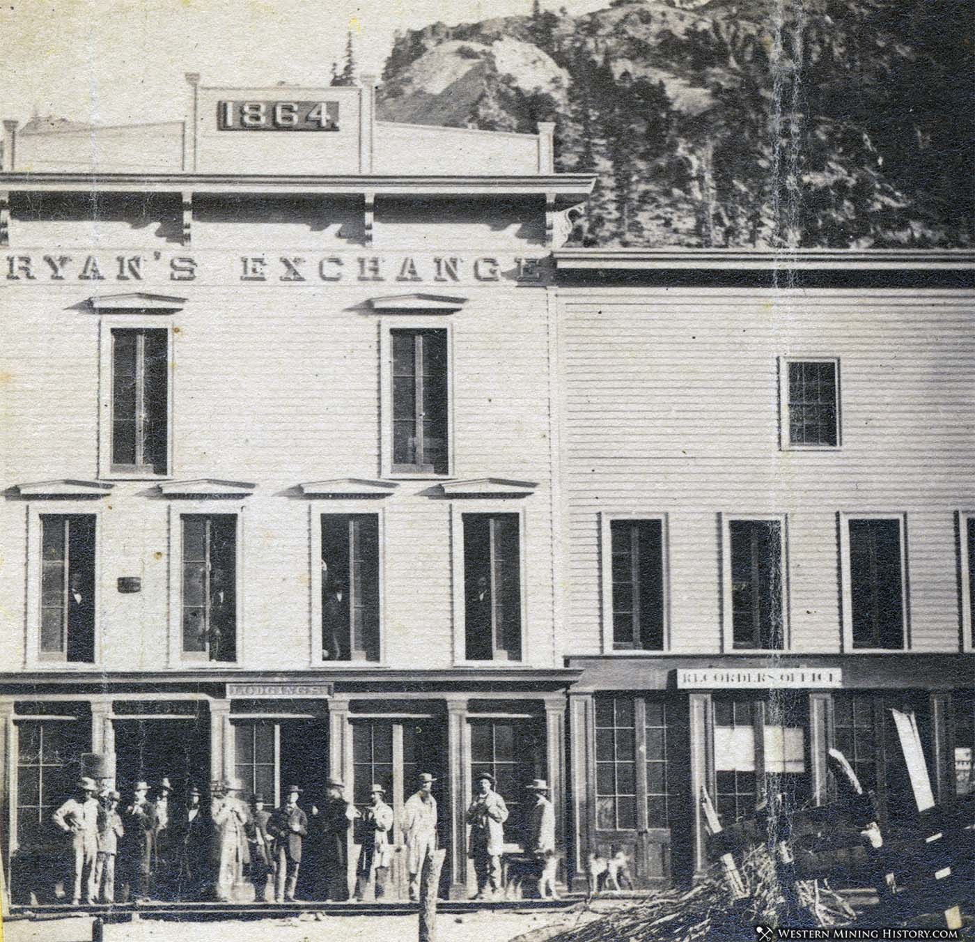 Ryans Exchange - Silver Mountain, California 1865