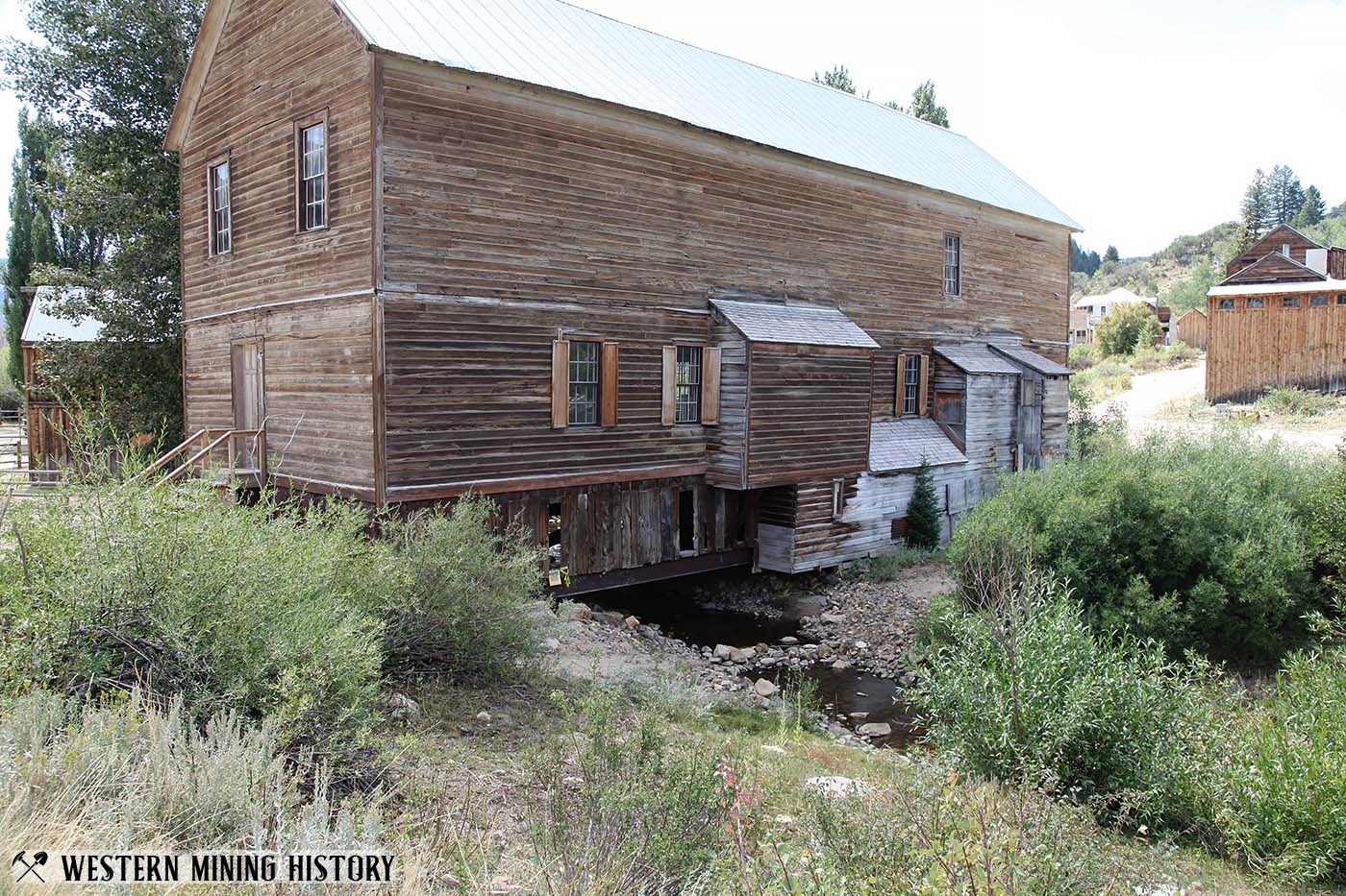 Building Spanning Creek - Silver City