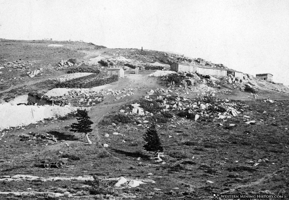 Poorman Mine at Silver City, Idaho 1860s