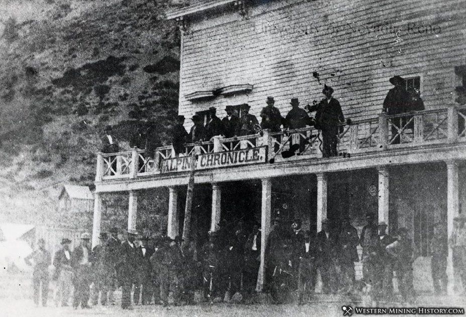 Alpine Chronicle bulding at Silver Mountain, California