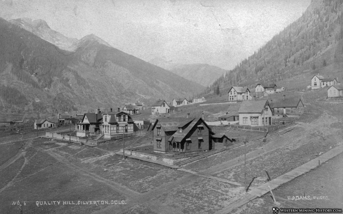 Quality Hill - Silverton, Colorado ca. 1900