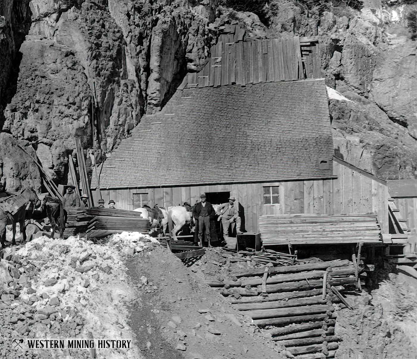 Nellie mine near Telluride, Colorado ca. 1890