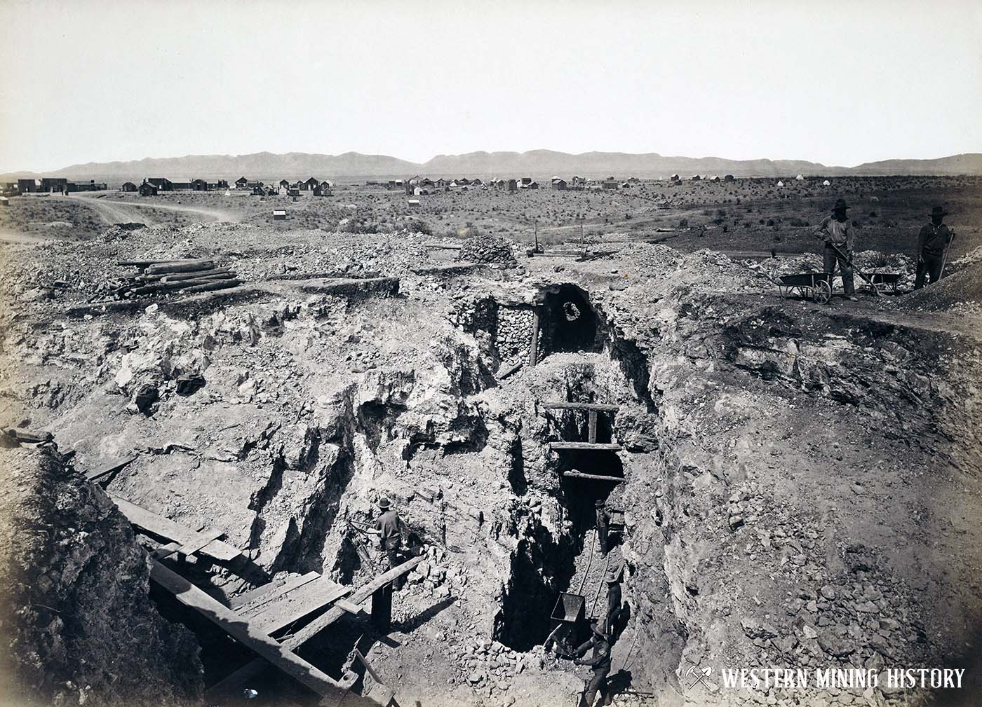 The Tough Nut Mine in Tombstone, Arizona 1878