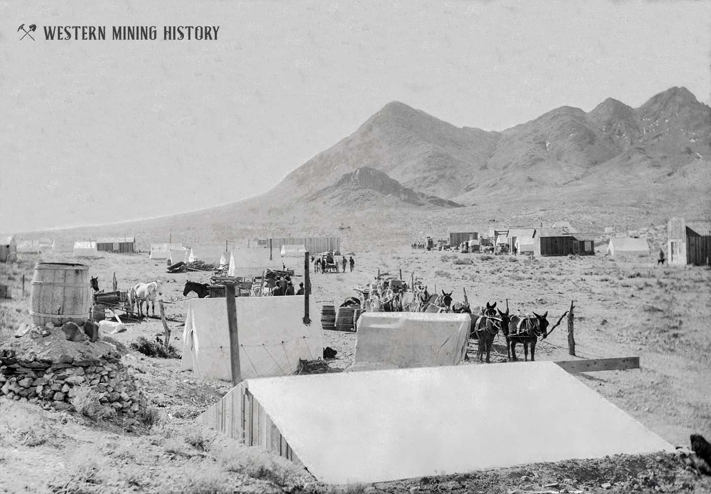 Camp Butler (Tonopah) Nevada January 1901