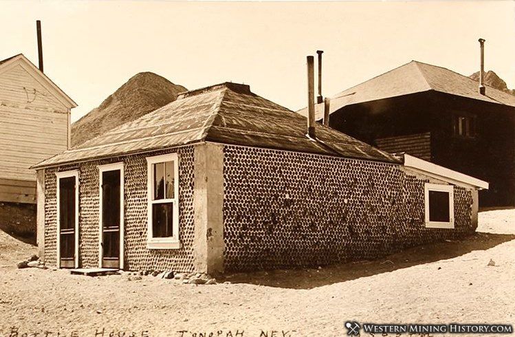 Bottle house at Tonopah, Nevada