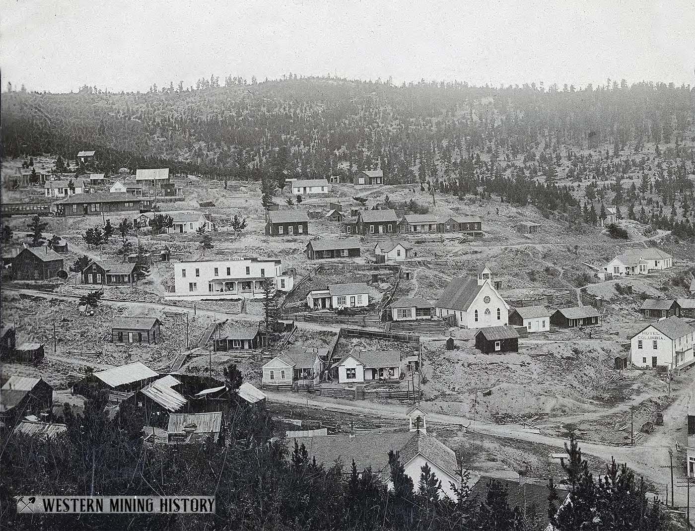 View of Ward, Colorado ca. 1900
