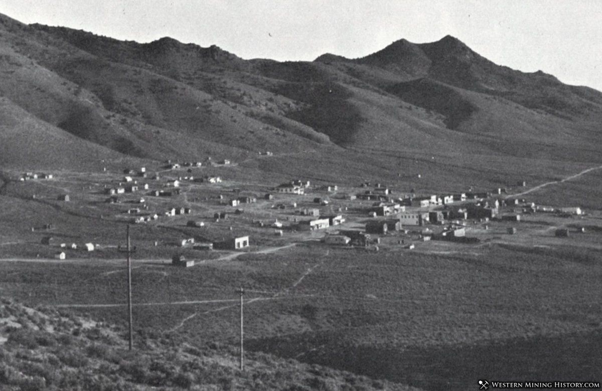 1911 panorama of Wonder, Nevada