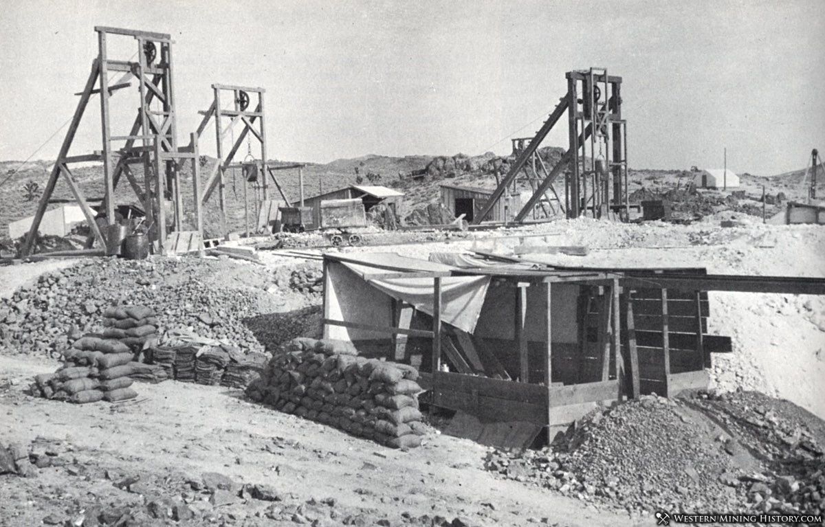 Headframes at Wonder, Nevada